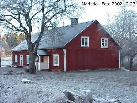 Mariedal en frostig decembermorgon 2002. Gryts hembygdsförening.